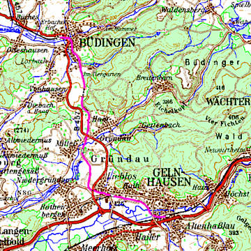 Streckenkarte